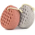 thumbnail image 1 of Esponja de baño, esponja para el cuerpo de Loofah, esponja de limpieza para la ducha, esponja para el uso de la ducha (2 piezas) Feliz Sencillez, 1 of 5