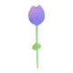 thumbnail image 1 of Flor de ganchillo terminada Flor artificial Mano de obra Terminada Hecho a mano Tejido Violeta, 1 of 9