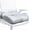 Light Gray, variant on X Large Memory Foam Seat Cushions for Office Chairs, Long Sitting Pressure Relief Ergonomic Office Chair Cushion for Butt Coccyx Tailbone Sciatica, Car Seat Booster for Height