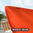 thumbnail image 2 of Fundas de almohada para exteriores SOFJAGETQ, color naranja, impermeables, 46 x 46 cm, 4 unidades, 2 of 7