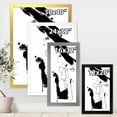 thumbnail image 4 of Designart 'Beautiful Black and White Model Haute Couture Fashion Woman II' Modern Framed Art Print, 4 of 4