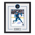 thumbnail image 1 of Will Smith Logo de Rondelle des Sharks de San Jose Signé Cadre 22x26, 1 of 1