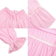 thumbnail image 4 of EFINNY Women's Victorian Nightgowns Long Sleeve Sleepdress Full Length Sleepwear Loose Nightdress Loungewear,S-XXL, 4 of 6