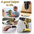thumbnail image 3 of 21V Cordless Drill Set, Electric Power Drill with 1 Battery & Charger, 3/8" Keyless Chuck, 25+1 Torque Setting, Cordless Drill Driver with Drill Bits, Sockets & Screwdriver Bits, 3 of 3