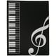 thumbnail image 1 of Carpeta de partituras de precisión para almacenamiento y organización de música Carpeta de documentos A4 con 80 páginas para partituras de piano, música de coro y banda, 1 of 4