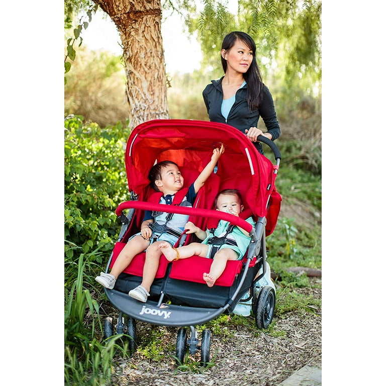 Joovy double top stroller red