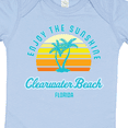 thumbnail image 4 of Inktastic Summer Enjoy the Sunshine Clearwater Beach Florida in Blue Boys or Girls Baby Bodysuit, 4 of 5