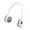 White, variant on Lazy Bladeless Neck Fan Neck-mounted Fan Wearable Neck Air Cooler with Multiple Wind Types for Outdoor Camping Fishing
