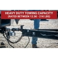 thumbnail image 5 of Weigh Safe Adjustable Trailer Hitch Ball Mount - 8" Drop Hitch for 2" Receiver w/ 2 pc Keyed Alike Lock Set,Aluminum Trailer Tow Hitch w/Built in Weight Scale for Anti Sway, 12,500 lbs GTW, 5 of 9
