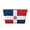 Silver, variant on Flag Of The Dominican Republic Purse Organizer Handbags Totes Leather Zipper Printing Bag For Women Travel Toiletry Bag