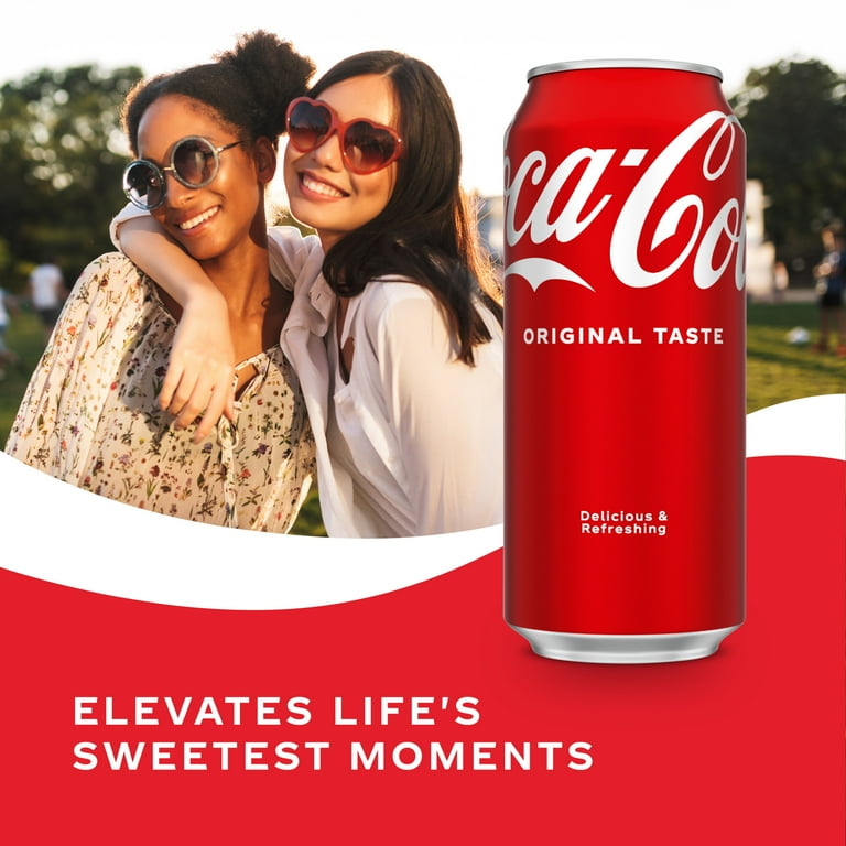 Coca-Cola Soda Pop, 16 fl oz Can - Walmart.com