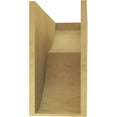 thumbnail image 4 of 10"W x 30"D x 20"H Classic Crestline Rough Cedar Woodgrain TimberThane Corbel, Primed Tan, 4 of 6