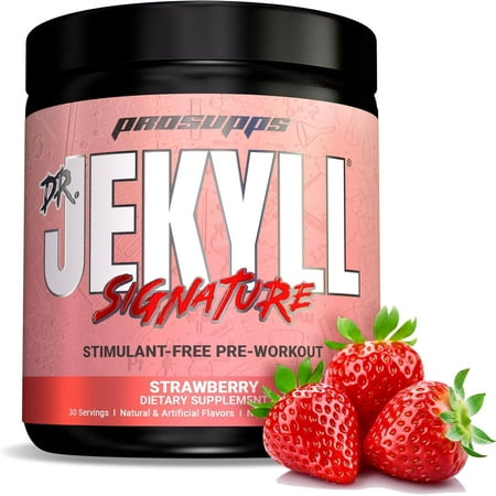 PROSUPPS Dr. Jekyll Signature Pre Workout Powder with Creatine (Strawberry, 30 Servings)