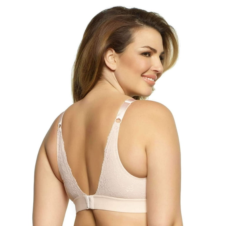 Paramour by Felina | Ariel Wire Free Bralette | Contour | Seamless |  Support (Black, 34DDD)