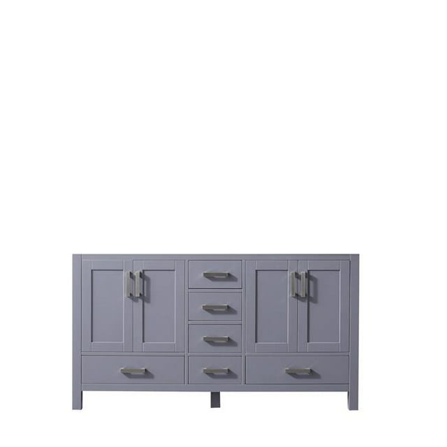 Lexora LJ342260DB00000 Vanité Jacques 60 Po avec Armoire&44; Gris Foncé