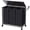 Black, variant on Laundry Basket with Wheels, Heavy Duty Laundry Hamper with Wood Lid, Clothes Hamper with Divided Removable Liner Bag, Large Capacity Iron-Made Laundry Sorter Laundry Room Organization (Beige)