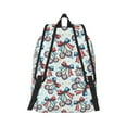 thumbnail image 7 of Easygd Disco Ball Cherry With Bow Canvas Backpack: Stylish, Lightweight, and Versatile with Large Capacity and Adjustable Straps –, 7 of 7