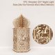 thumbnail image 5 of Advancent Linterna hueca de madera de Ramadán, decoración para la celebración de Eid, no es fácil de romper y duradera. Hogar Iluminación navideña A 24*10*10cm, 5 of 6