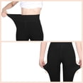 thumbnail image 4 of Dnzceghtig Leggings térmicos para mujer con cintura alta Leggings largos opacos con forro polar grueso Leggings cálidos de invierno Leggings/pantalones elásticos,Navy blue/Black, 4 of 4