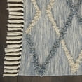 thumbnail image 3 of Nourison Rockford Runner Contemporary Fabric Indoor Kitchen Mat in Light Gray, 3 of 6