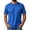 Blue, variant on HAOTAGS Mens T-Shirt Casual Breathable Cotton Basic Short Sleeve Tee Tops Navy Size L