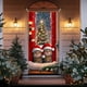 thumbnail image 4 of Cubierta de puerta de Navidad 35 x 71 pulgadas | Decoración navideña de poliéster | Banner de puerta de Navidad multicolor festivo para el hogar | Duradero, fácil de instalar, se adapta a puertas, 4 of 6