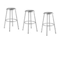 thumbnail image 4 of NPS 6400 Series 30" Vinyl Padded Steel Metal Heavy Duty Stool in Gray, 4 of 5