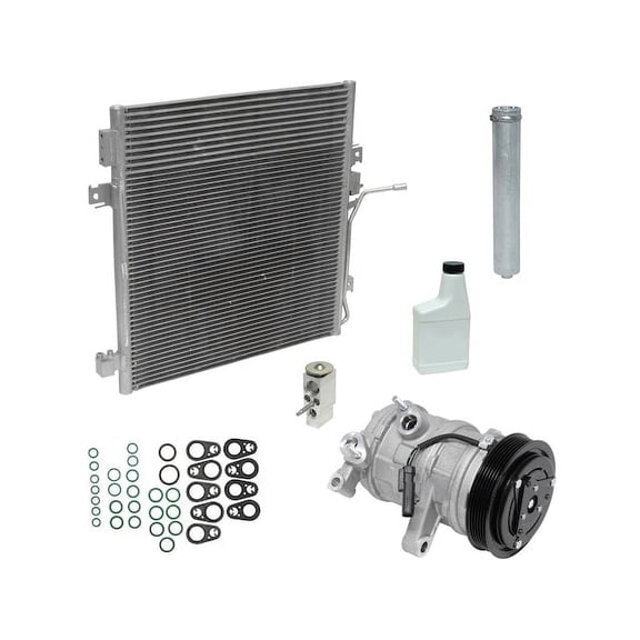 A/C Compressor Kit with Condenser - Compatible with 2008 Jeep Liberty