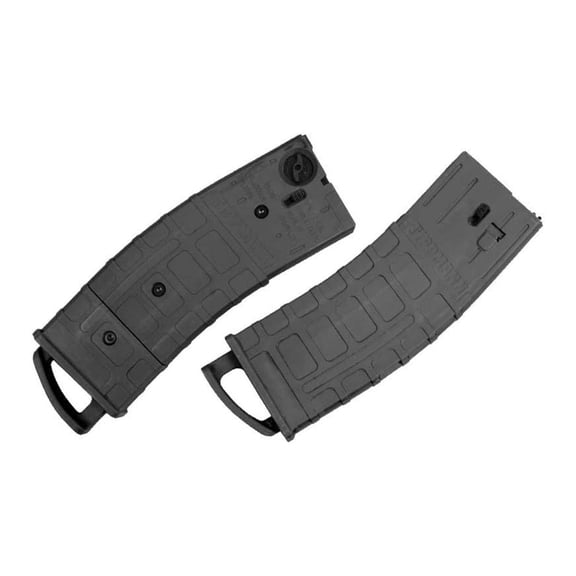 TMC MAGFED Paintball Marker Magazines - 2 Pack Black