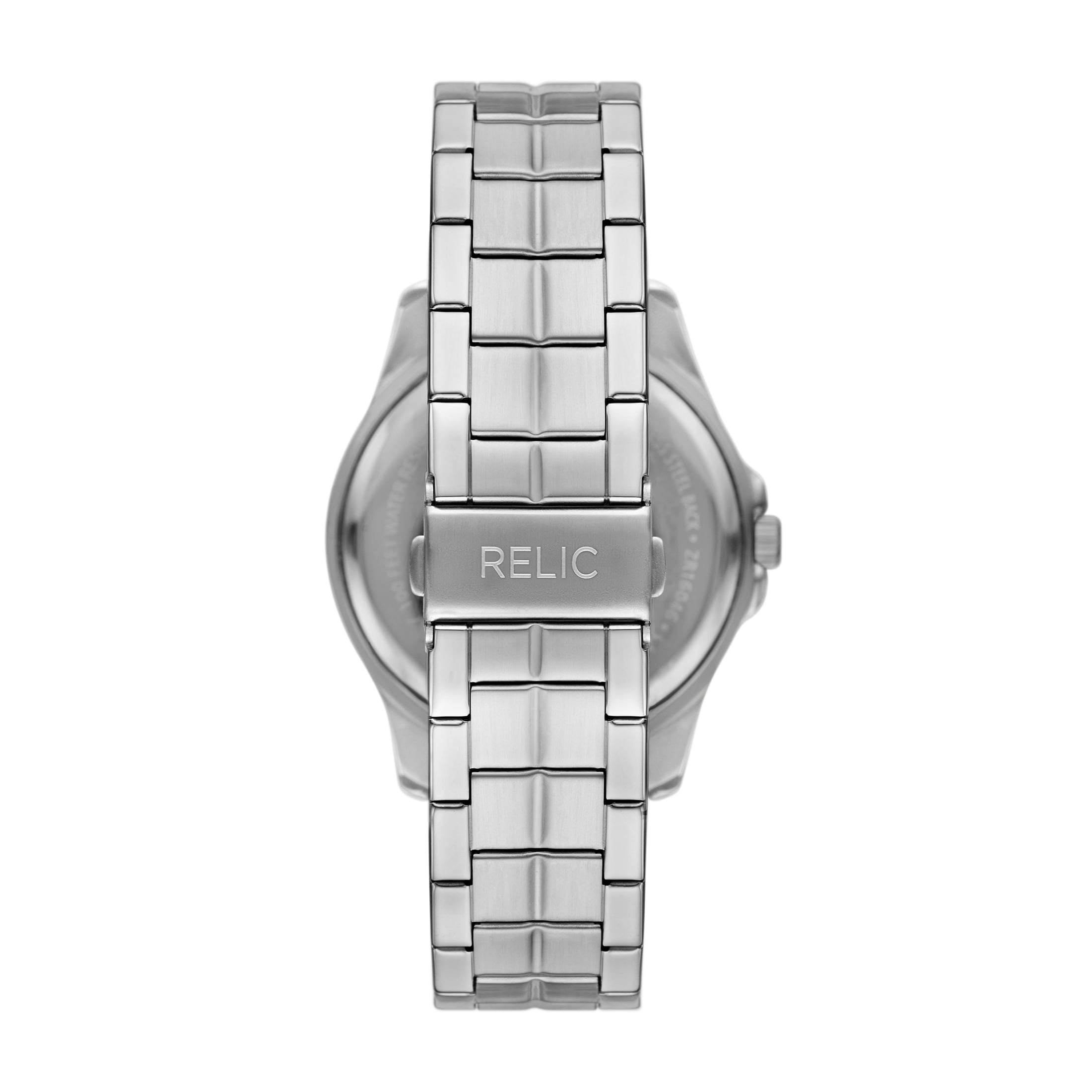 Relic by Fossil Men's Jaden Three-Hand, Date Silver-Tone Alloy