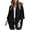 Black, variant on Women's Kimono Open Front Waffle Knit Cardigans Solid Sweater Batwing Sleeve Shawl Collared Soft Slouchy Cloak