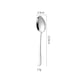 thumbnail image 4 of Cterwk - Juego de 6 cucharas de acero inoxidable para té, postre, helado y café (13,7 cm), 4 of 6