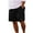 Black, variant on Mens Shorts , Men Casual Solid Pocket Elastic Waist Straight Half Shorts Pants Sport Pants Black L