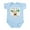 Sky Blue, variant on CafePress - Twin Babies 1St Birthday Infant Bodysuit - Baby Light Bodysuit, Size Newborn - 24 Months