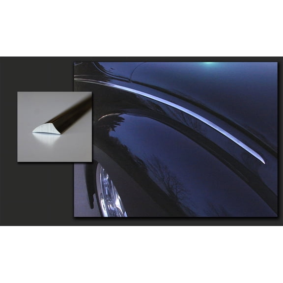 Clayton Machine Works EXT-6 Exterior Trim; Billet Aluminum; Smooth; Polished Finish; 6 ft. Stick;