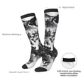 thumbnail image 3 of Daiia Sports Socks Majestic Wolf Landscape Printed Novelty Crew Socks for Men Women Knee High Socks Cotton Socks Soft & Breathable Support Unisex Socks, 3 of 9