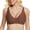 Coffee, variant on Wireless Bra Deep V Push Up Seamless T-Shirt Comfortable Plunge No Underwire Bras with Adjustable Straps Everyday Bras