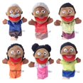 thumbnail image 3 of Familia muñeco de peluche suave papá mamá hermano hermana Cospaly muñeco de peluche juguetes educativos para bebés marioneta de dedo de mano Kawaii, 3 of 4