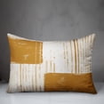 thumbnail image 3 of Creative Products Mustard Abstract Lines 14x20 Indoor / Outdoor Pillow, 3 of 3