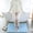 30x18"【Small】Skyblue Flower, variant on Heeneeso M11 Microfiber Bathroom Rug Non-Slip Machine Washable Burgundy Flower 1PC 30 x 18"