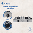 thumbnail image 4 of FRAGA Parrilla de Mesa, FRAGA P104i, 2 Quemadores, Cubierta Acero Inoxidable, Encendido Manual, Gas L.P. Hecho en México., 4 of 4