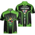 thumbnail image 3 of Personalized Billiard Jersey 3D Billiard Shirts for Men Billiard Bowling Jersey Billiards 9 Ball Pool Shirts for Men (Cyan, M), 3 of 7
