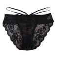 thumbnail image 2 of Ashirexll Plus Size Underwear for Women, Ladies Underwear Panties, Lace Mid Rise Waist Hip Lift Comfortable Body Breathable Briefs, 2 of 3