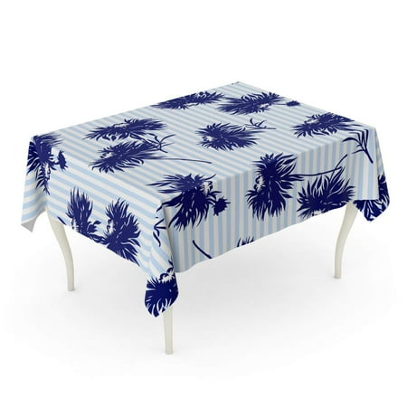

KDAGR Arrangement Flower Pattern Beautiful Blooms Blossom Botanical Bouquet Brilliant Tablecloth Table Desk Cover Home Party Decor 60x104 inch