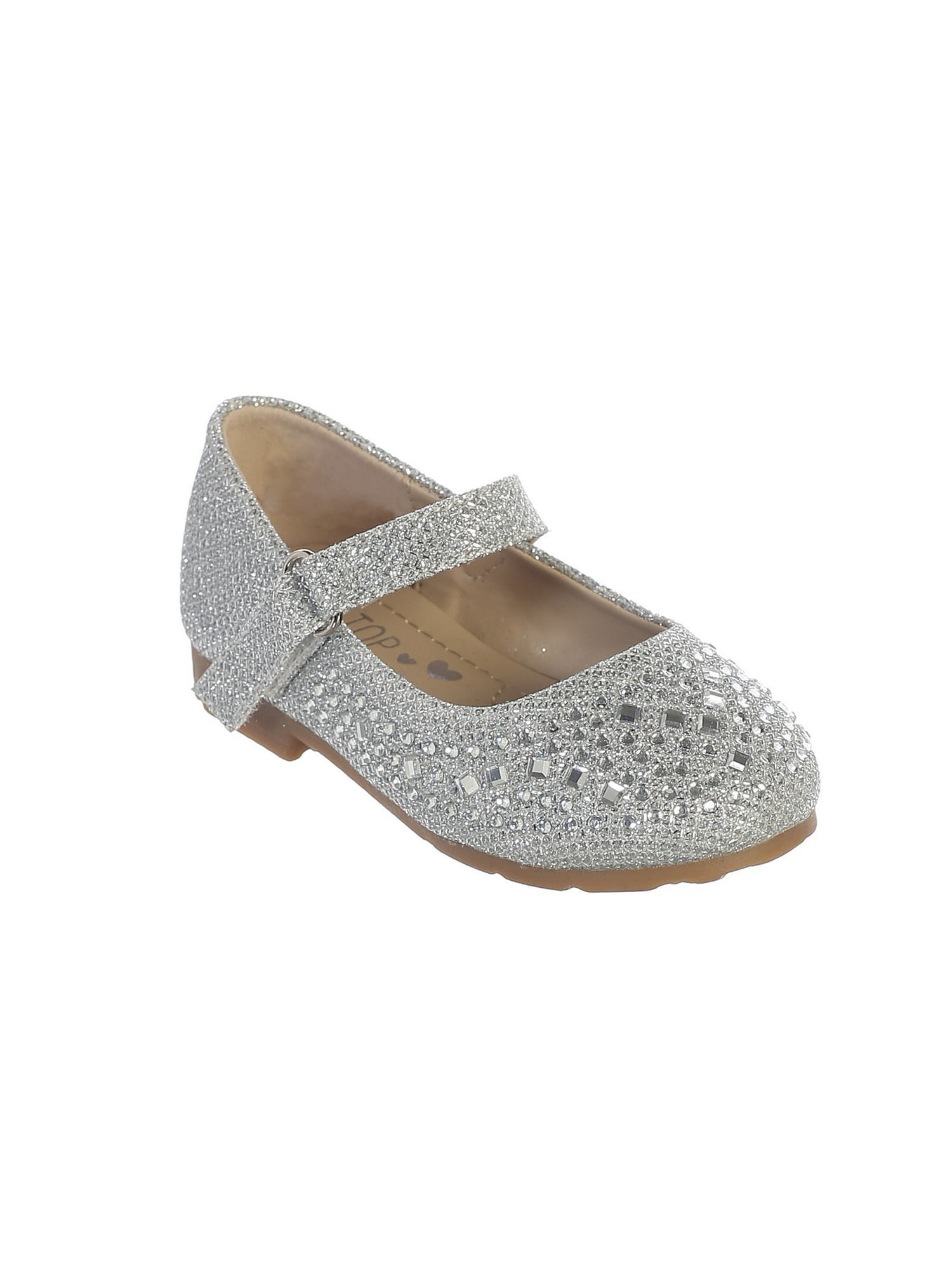 girls silver dress shoes