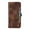 Brown, variant on Dteck for Samsung Galaxy S22 Ultra Wallet Case with RFID Blocking Credit Card Holder, Flip Folio Book PU Leather Phone Shockproof Cover Women Men, Black