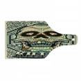 thumbnail image 1 of Sugar Skull Cutting Board, Sugar Killer Calaveras Framework Day of the Dead Vintage Gothic Design Print, Tempered Glass Cutting and Serving Board, Wine Bottle Shape, Multicolor, by Ambesonne, 1 of 1
