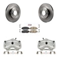 thumbnail image 1 of Transit Auto Front Disc Brake Caliper Rotors and Ceramic Pads Kit for Car Honda Civic Acura EL Insight KC8-100568N, 1 of 11