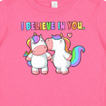 thumbnail image 4 of Inktastic I Believe in You Cute Rainbow Unicorns Boys or Girls Baby T-Shirt, 4 of 5