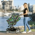 thumbnail image 5 of Haiem Watercolor Cactuses Baby Nursing Cover & Nursing Poncho - Multi Use Cover for Baby Car Seat Canopy, Stroller Cover, 360°Full Privacy Breastfeeding Coverage, 5 of 9